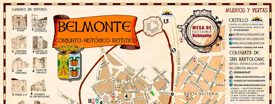 Mapa Histórico de Belmonte